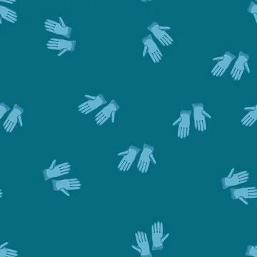 Seamless pattern wool mittens gloves winter cartoon vector Illustrazione stock