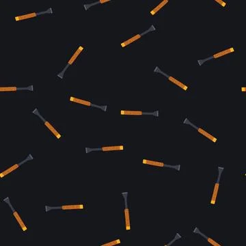 Seamless pattern work brick chisel cartoon vector 스톡 일러스트
