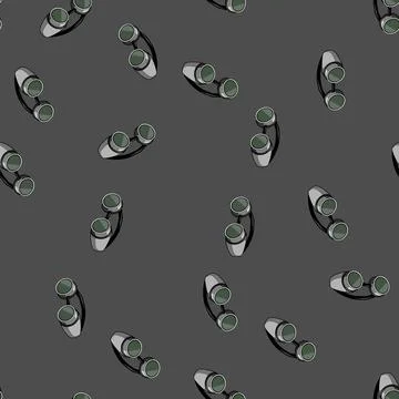 Seamless pattern work goggles welding cartoon vector Stock Illustration