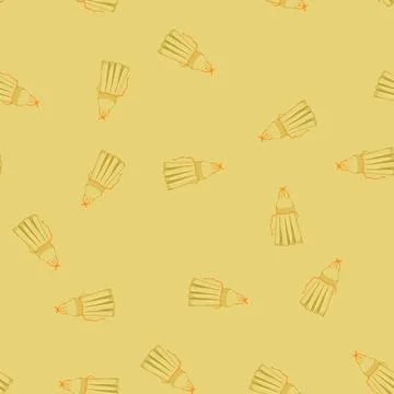 Seamless pattern work kitchen apron cartoon vector 스톡 일러스트