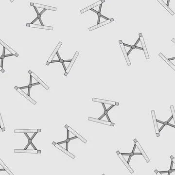 Seamless pattern work laptop stand cartoon vector Stockillustratie