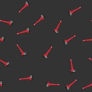 Seamless pattern work pipe wrench cartoon vector Illustrazione stock