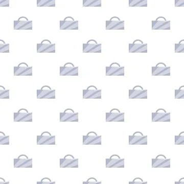 Seamless pattern of work toolboxes for repair and maintenance Illustrazione stock