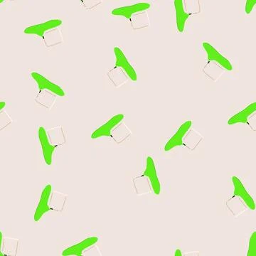 Seamless pattern worker chemical spill cartoon vector 库存插图