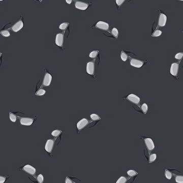 Seamless pattern worker safety glasses cartoon vector Stock Illustration