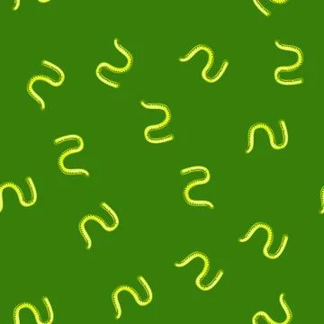 Seamless pattern worm jelly candy cartoon vector イラスト素材
