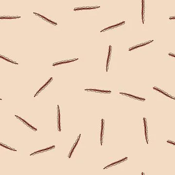 Seamless pattern wound suture cartoon vector Stock Illustration