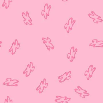 Seamless pattern wrapper bubblegum cartoon vector Stock Illustration