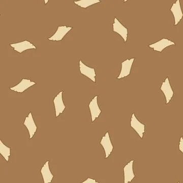 Seamless pattern wrapping parchment paper cartoon vector Stockillustratie