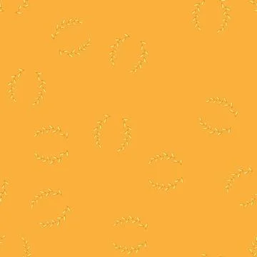 Seamless pattern wreath gold laurel cartoon vector Illustrazione stock
