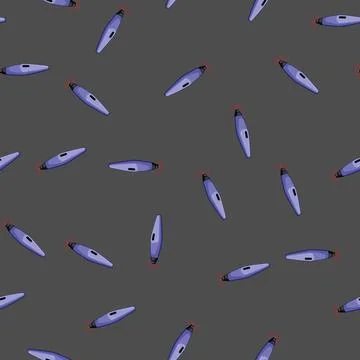 Seamless pattern write 3d pen cartoon vector Stock Illustration