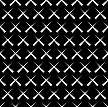 Seamless pattern with X shape. vector art. Illustrazione stock