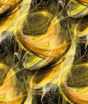 Seamless pattern in yellow. Abstract wallpaper Illustrazione stock