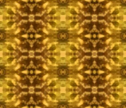 Seamless pattern - in yellow and brown Illustrazione stock