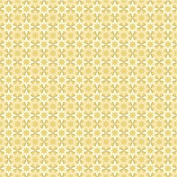 Seamless pattern with yellow and light stars on tan (beige) background Stock Illustration