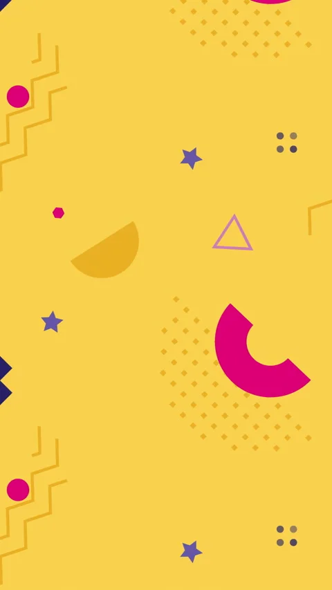 Seamless Pattern Yellow Background Video stock 279394878