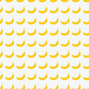 Seamless pattern with yellow bananas. simple texture pattern for print 스톡 일러스트