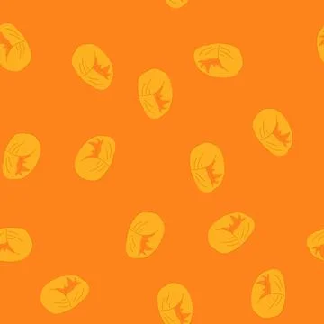 Seamless pattern yellow bean bag chair representing comfort and relaxation Stock Illustration