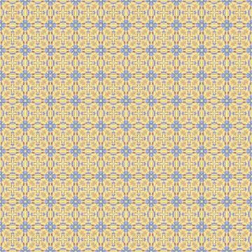 Seamless pattern yellow blue Stock Illustration
