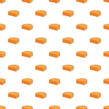 Seamless pattern of yellow cheddar cheese wedges Stock Illustration