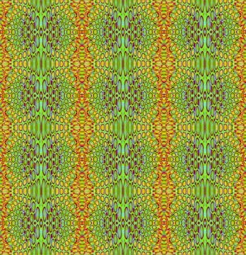 Seamless pattern yellow green red Stock Illustration