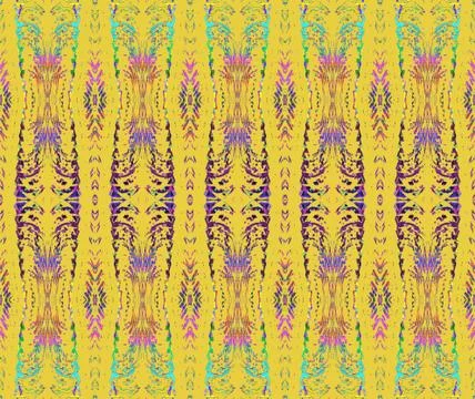 Seamless pattern yellow violet Illustrazione stock