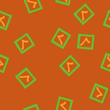 Seamless pattern yes check mark cartoon vector Stock Illustration
