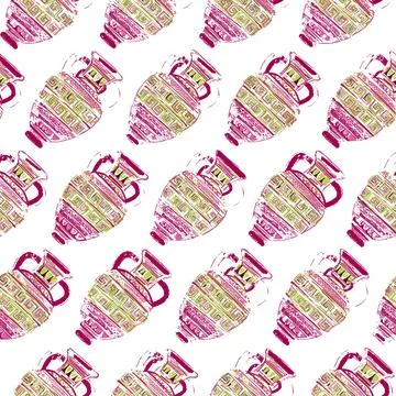 Seamless pattern of you meander Stock Illustration