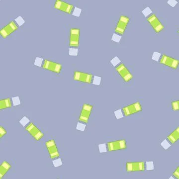 Seamless pattern young eye cream cartoon vector Stock Illustration