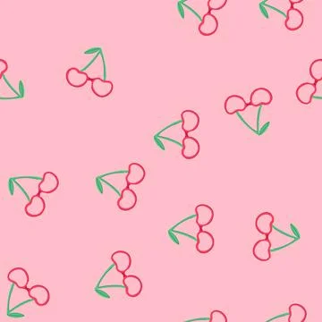Seamless pattern young party glasses cartoon vector Stock Illustration