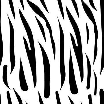 Seamless pattern with zebra print. Vector. イラスト素材