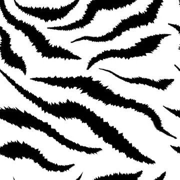 Seamless pattern with zebra print. Vector illustration. Stock Illustration