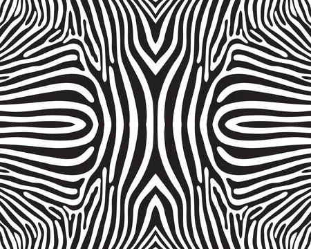 Seamless pattern of zebra skin Stock Illustration
