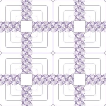 Seamless pattern zentangle weaving mesh Stock Illustration
