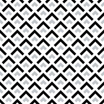 Seamless pattern with zig zag black and silver gray segments 7418 Stock Illustration