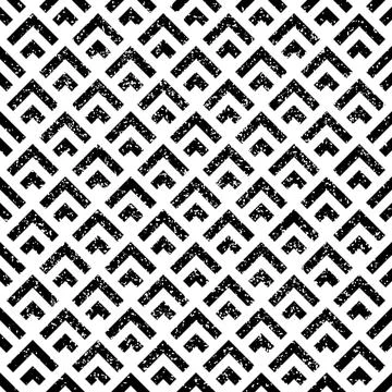 Seamless pattern with zig zag black segments 7630 Stock Illustration