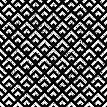 Seamless pattern with zig zag black segments 7841 Stock Illustration