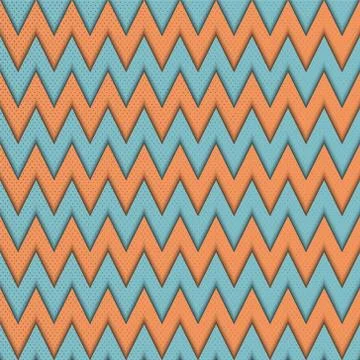 Seamless pattern with zig zag. Stock Illustration