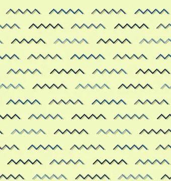 Seamless pattern with zigzag elements Stock Illustration