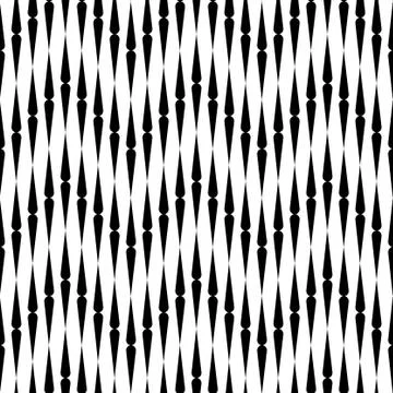 Seamless pattern with zigzag shapes Stock Illustration