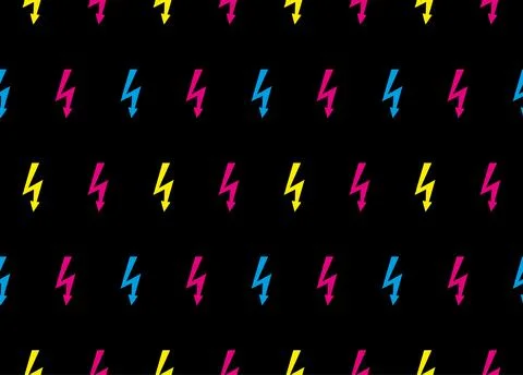 Seamless pattern with zippers. Illustrazione stock