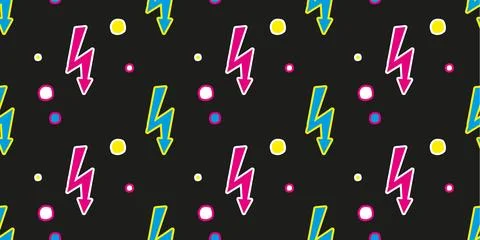 Seamless pattern with zippers. Stock Illustration