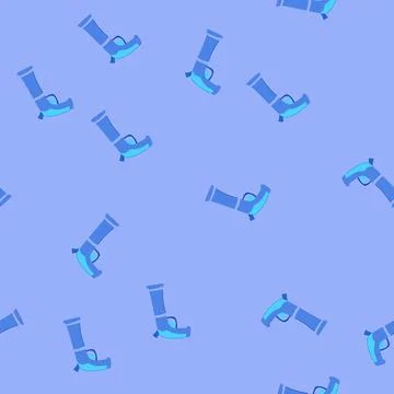 Seamless pattern zombie nerf gun toy cartoon vector Stockillustratie