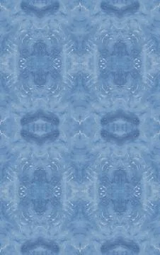 Seamless patterned background. Blue and white silhouettes, endless ornament Stock Illustration