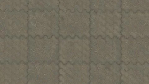 Seamless Patterned Concrete Pavers Texture Stock Photos