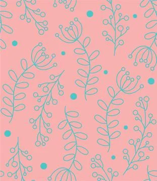 Seamless patternin nature style 스톡 일러스트