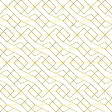 Seamless patterns with abstract ornament. Vector. Stock Illustration