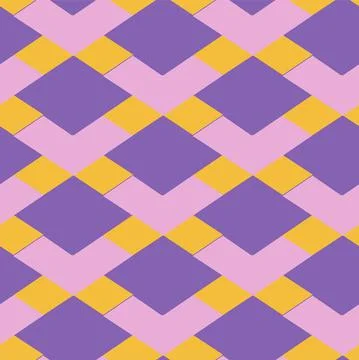 Seamless patterns with abstract ornament. Vector. Illustrazione stock