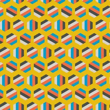 Seamless patterns with abstract ornament. Vector. Stock Illustration