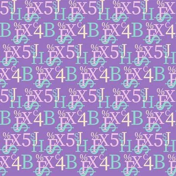 Seamless patterns with abstract ornament. Vector. Stock Illustration